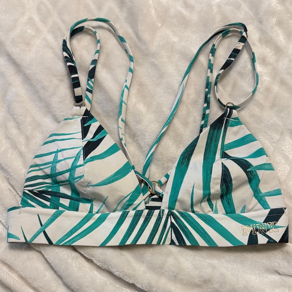 Victoria's Secret Tropical Leaf Bikini Top